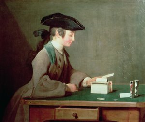 Le château de cartes, vers 1736-37 - Jean Baptiste Simeon Chardin