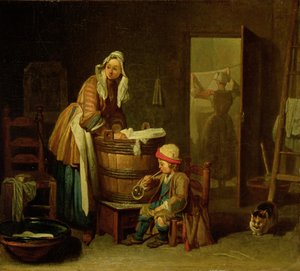 La Blanchisseuse - Jean Baptiste Simeon Chardin