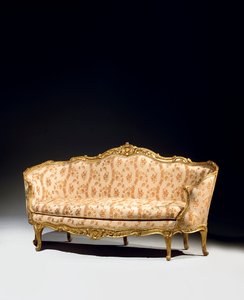 Canapé Louis XV, 1717 - Jean Baptiste Tilliard