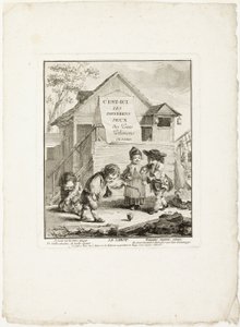 Horse Shoes, tiré de The Games of the Urchins of Paris (Les jeux des oursins de Paris) - Jean Baptiste Tilliard I