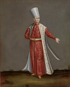 Le Capon Aghassi, chef des eunuques blancs du sultan - Jean Baptiste Vanmour (workshop of)