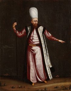 Le Capoudgi Bachi, Grand-maître du Sérail - Jean Baptiste Vanmour (workshop of)