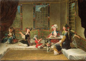 Femmes arméniennes brodant à l