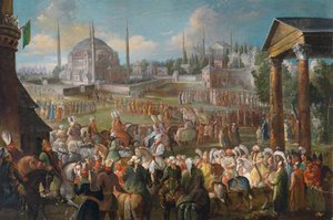 Procession du sultan à Istanbul