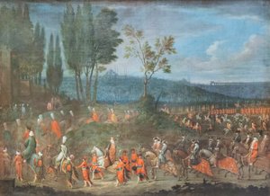 Le cortège ambassadeur - Jean Baptiste Vanmour