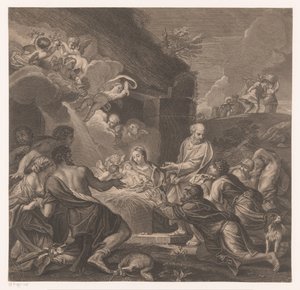 Adoration des bergers (série Cabinet Crozat, Recueil d