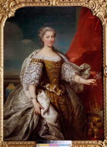 Portrait de Catherine Bnin Opalinska, épouse de Stanislas Lescinski, reine de Pologne puis duchesse de Lorraine et de Bar (1680-1747) - Jean Baptiste van Loo