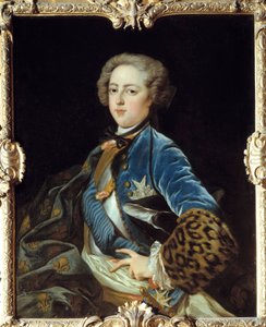 Portrait de Louis XV (1710-1774), Roi de France. Peinture de Jean Baptiste Van Loo (1684 - 1745) - Jean Baptiste van Loo