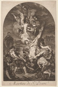 Le martyre de Saint Pierre - Jean Barbault