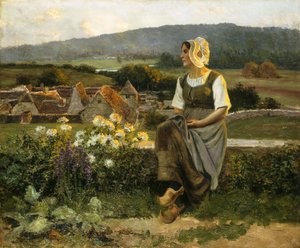 Un moment pensif - Jean Beaudoin
