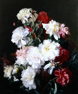 Nature morte de fleurs - Jean Benner