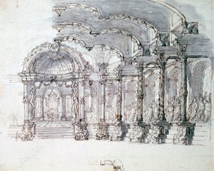 Décor de scène pour l