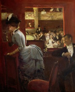 La Baignoire, au théâtre des Variétés, 1883 - Jean Beraud