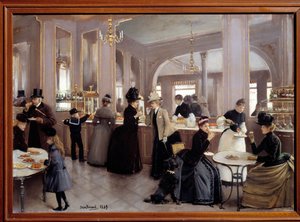 La passerie gloppe avenue des Champs Élysées - Jean Beraud