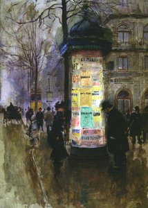 Colonne Morris, vers 1900