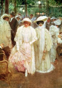 Les Jardins de Paris, ou Les Beautés de la Nuit, 1905 (détail) - Jean Beraud