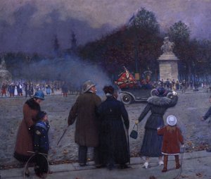 Le Drapeau Allemand Emmené aux Invalides, vers 1914