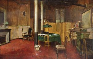 La salle de rédaction de Hansard, vers 1889 - Jean Beraud