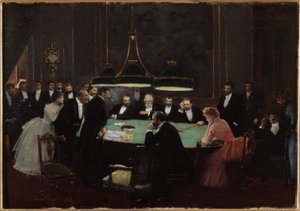 La salle de jeux - Jean Beraud