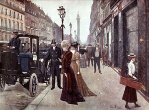 La rue de la paix à Paris, vers 1900 - Jean Beraud