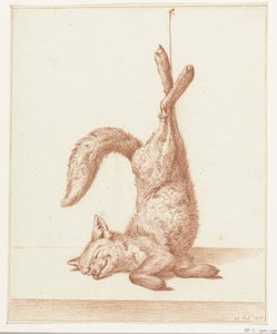 Renard mort, pendu par ses pattes - Jean Bernard