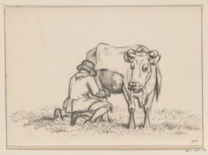 Une vache est traitée - Jean Bernard