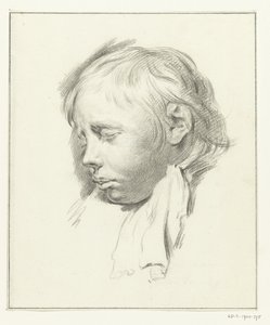 Tête de garçon endormi - Jean Bernard