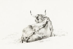 Vache couchée (1815) - Jean Bernard