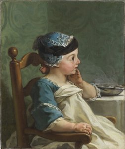Garçon dans une chaise haute - Jean Bernard Restout