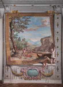 Bacchus combattant le serpent envoyé par Junon