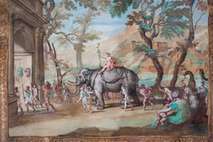 Bacchus fait son entrée triomphale à Thèbes
