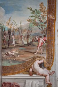 Bacchus transforme les Bacchantes en arbres, coupables d
