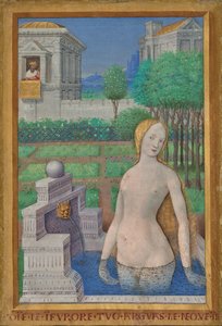 Bethsabée se baignant des Heures de Louis XII