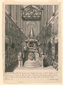 Catafalque de Louis Boucherat, Deuxième État, St. Gervais, Paris - Jean Bérain, the Elder