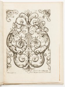 Planche 13, de Diverses Conceptions pour Serruriers - Jean Bérain the Elder