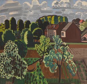 Paysage ensoleillé du Brabant - Jean Brusselmans