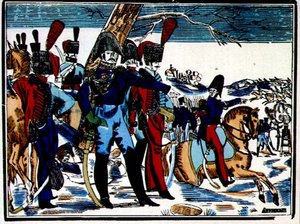 La retraite de Russie - Jean Charles (after) Pellerin