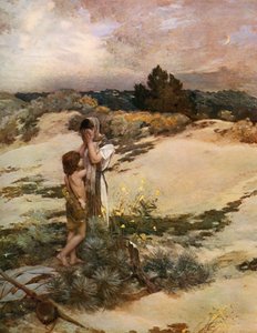Agar et Ismaël, 1880, 1912 - Jean Charles Cazin