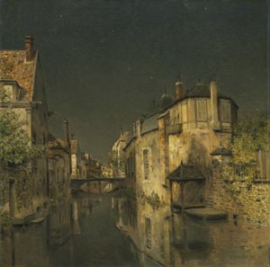Minuit, 1891 - Jean Charles Cazin