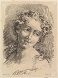 Tête de femme - Jean Charles François