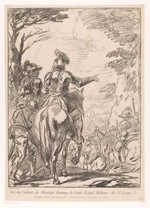 Deux soldats à cheval - Jean Charles François