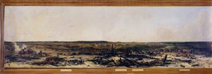 Campagne de Russie : Panorama de la bataille de Moscova le 7/09/1812 - Jean Charles Langlois