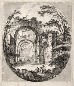 Ruines anciennes - Jean Claude Richard de Saint Non