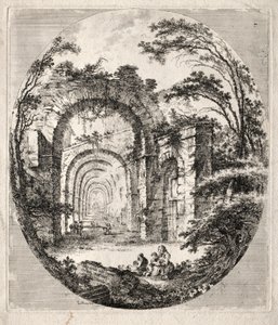 Ruines anciennes - Jean Claude Richard de Saint Non