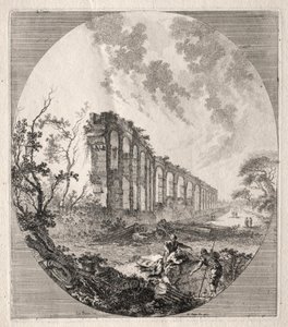 Ruines anciennes : ancien aqueduc - Jean Claude Richard de Saint Non