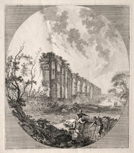 Ruines anciennes : ancien aqueduc, 1756 - Jean Claude Richard de Saint Non