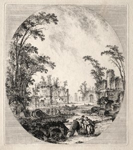 Partie de la vieille voie Appienne - Jean Claude Richard de Saint Non