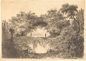 Le Petit Parc - Jean Claude Richard de Saint Non after Jean Honoré Fragonard