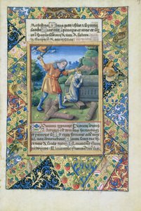 Ms Lat. Q.v.I.126 fol.19 Le sacrifice d