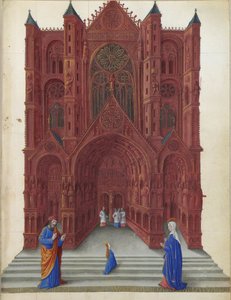 Très Riches Heures du duc de Berry - La Présentation de la Vierge Marie au Temple de Jérusalem folio 137r - Jean Colombe